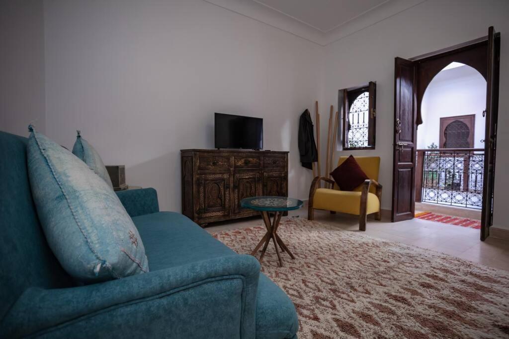 Paisible Riad Privatif Au Coeur De Marrakech Marrakesh Exteriör bild