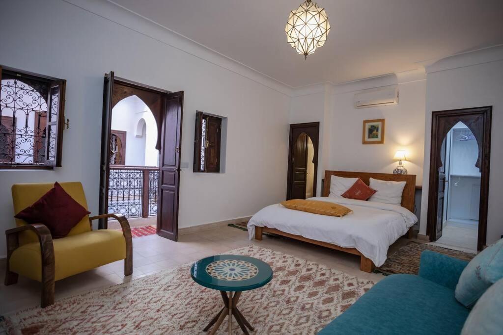 Paisible Riad Privatif Au Coeur De Marrakech Marrakesh Exteriör bild