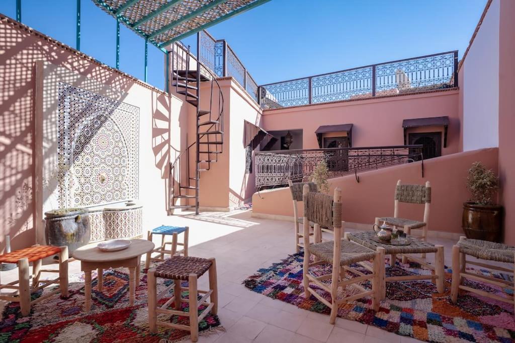 Paisible Riad Privatif Au Coeur De Marrakech Marrakesh Exteriör bild