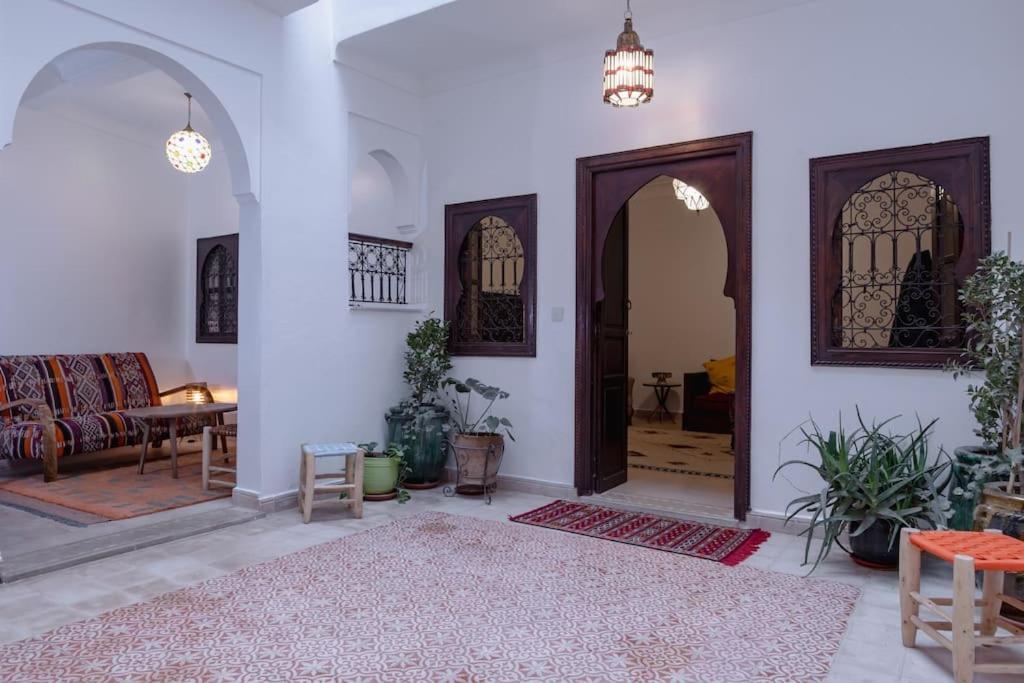Paisible Riad Privatif Au Coeur De Marrakech Marrakesh Exteriör bild