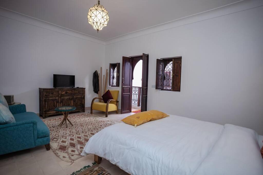 Paisible Riad Privatif Au Coeur De Marrakech Marrakesh Exteriör bild